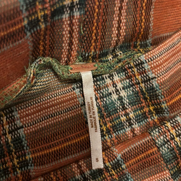 Free People Plaid Float On Pant - Picture 5 of 5